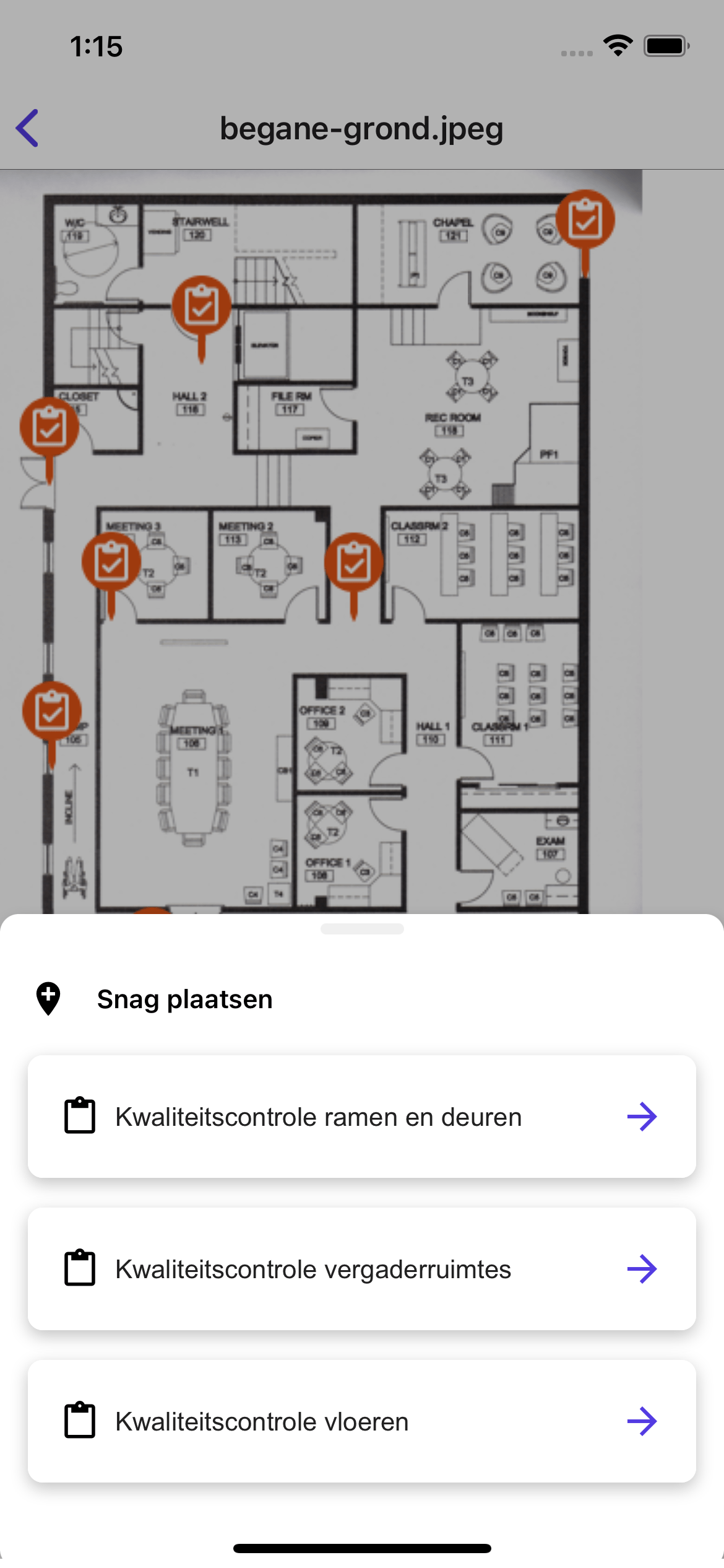 Mobile App Screenshot: Move4Vitality Dashboard